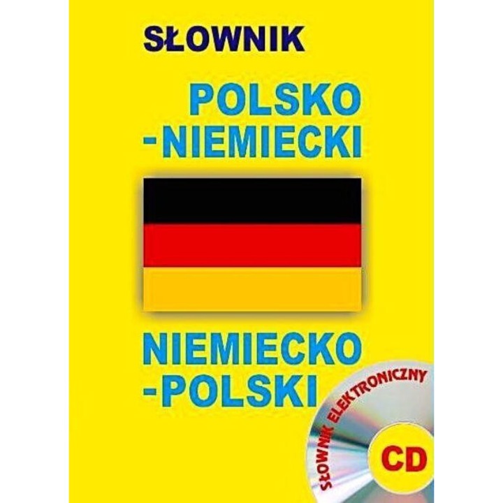 Slownik Polsko-Niemiecki, 17000+ termeni, 14x18,5 cm, 512 pagini, CD inclus, Level Trading, 2014