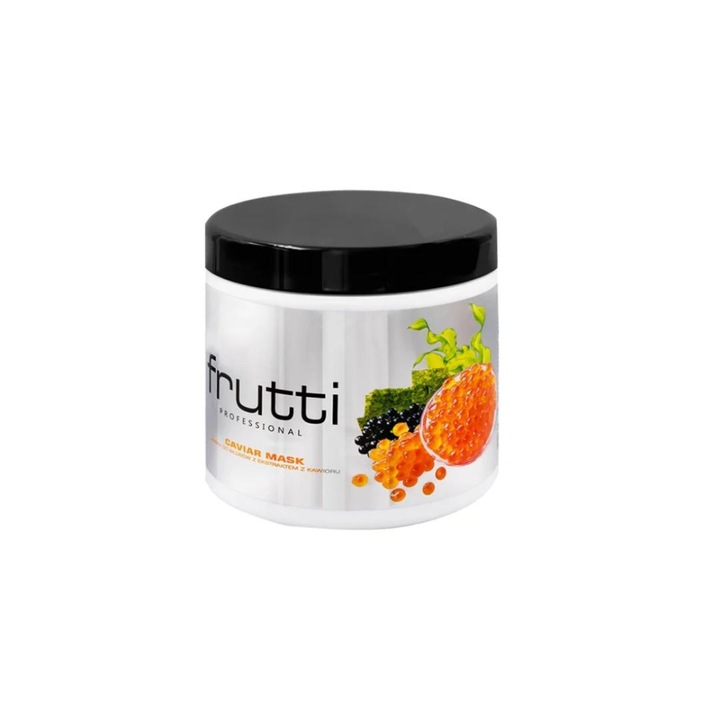 Masca pentru par cret cu caviar, Frutti Professional, 1000 ml