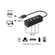 EQuip 4-Port USB 2.0 Hub Black, 207319, USB Hub