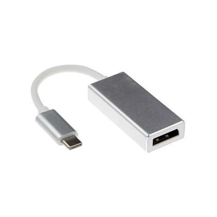 ACT USB type C to DisplayPort female converter Grey, 248291, Speciális átalakító