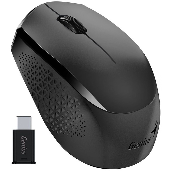 Mouse Genius NX-8000S, wireless, silent, 1200DPI, negru