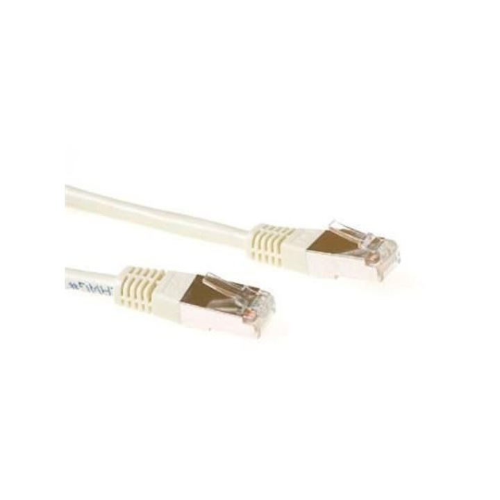 ACT CAT5e F-UTP Patch Cable 0,5m Ivory, 248680, Hálózati kábelek