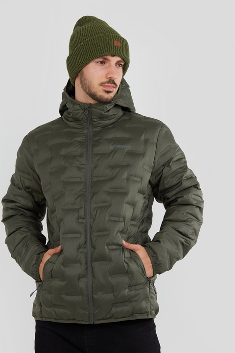 Fundango, Télikabát cipzáros zsebekkel, Khaki