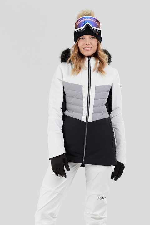 Fundango, Jacheta cu vatelina, pentru schi Salina, Alb/Negru