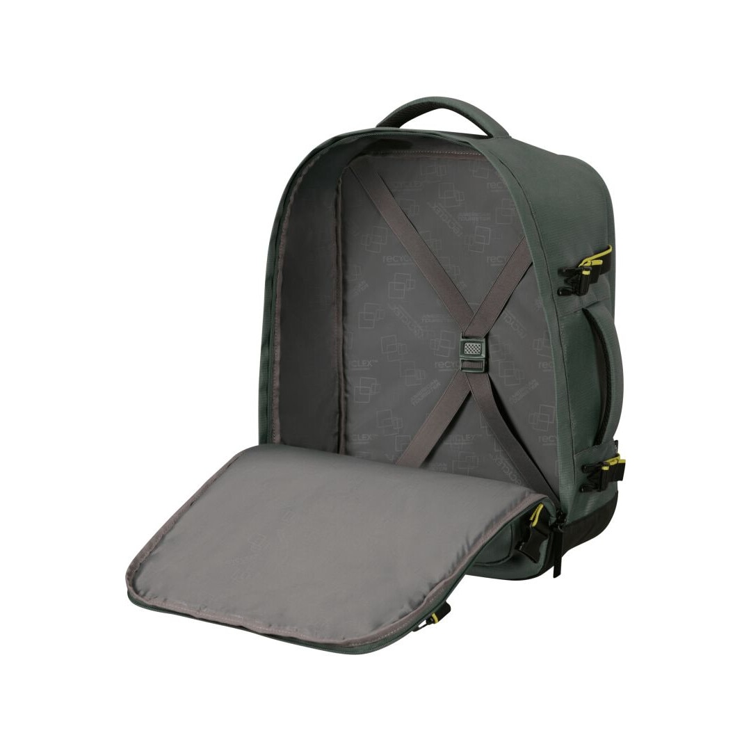 Rucsac casual pentru laptop, American Tourister, Take2Cabin M, Textil, 15.6", Dark Forest, 248255
