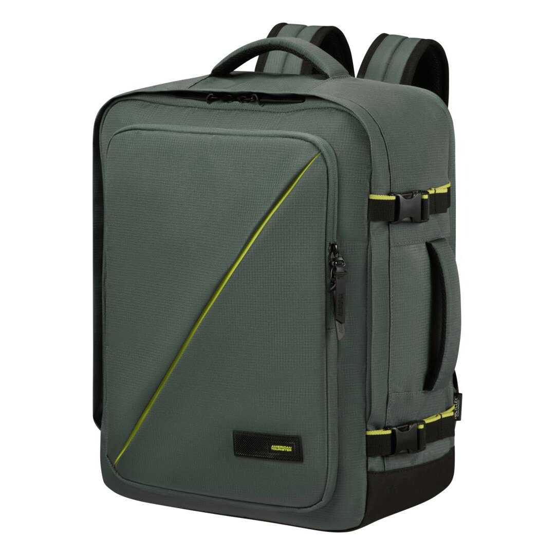 Rucsac casual pentru laptop, American Tourister, Take2Cabin M, Textil, 15.6", Dark Forest, 248255
