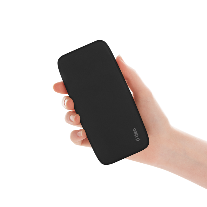 Baterie externa ttec, ChargeUp, 10.000mAh, Powerbank, Negru