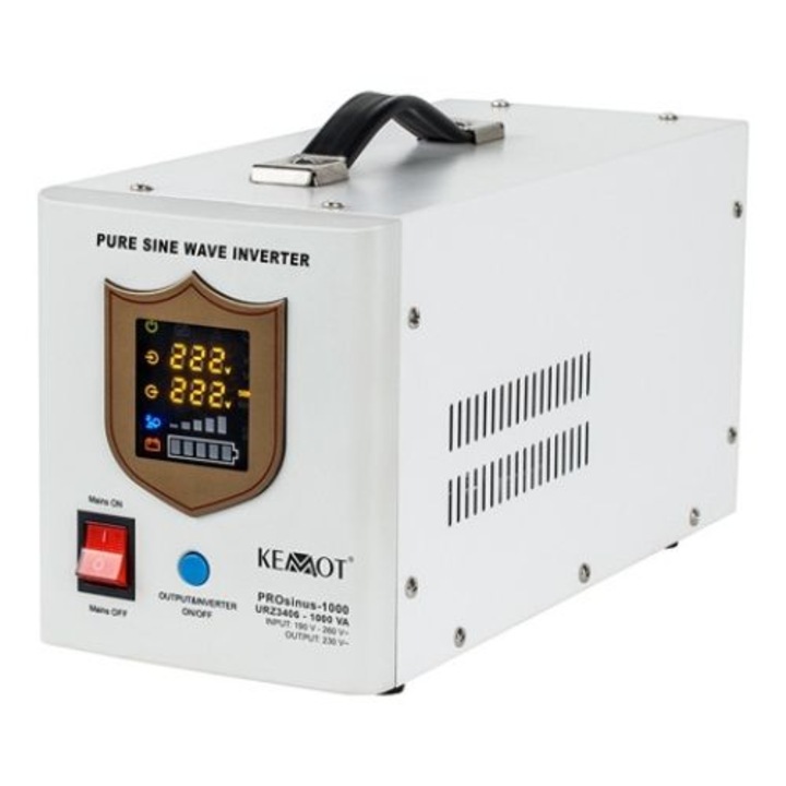 UPS Centrale Termice Sinus Pur 1000VA/700W 12V - KEMOT URZ3406