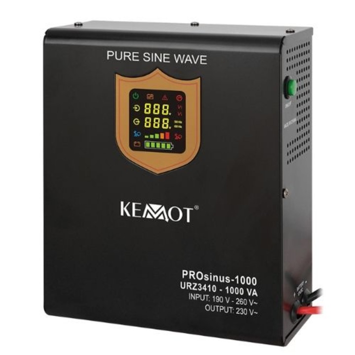 UPS Centrale Termice Sinus Pur 1000VA/700W 12V - KEMOT URZ3410