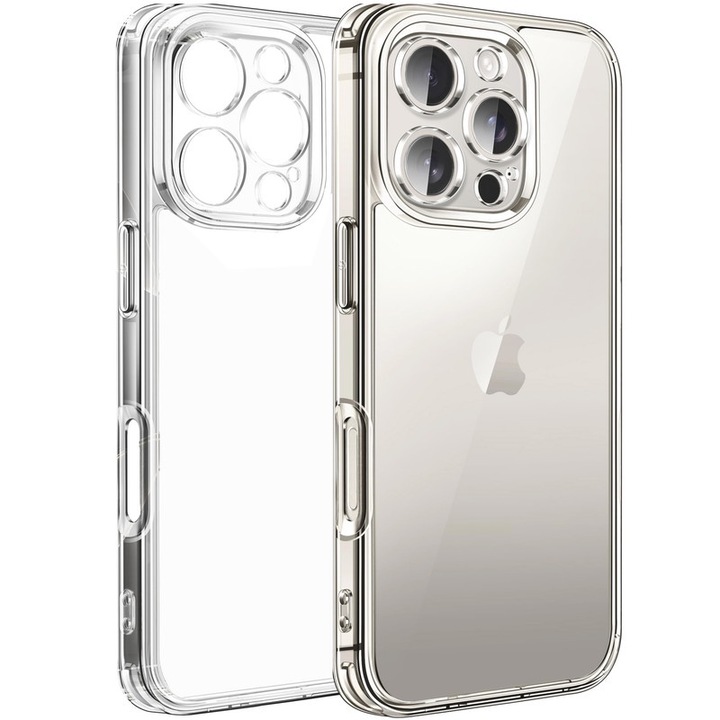 Telefontok, iPhone 16 Plushoz, polikarbonát, átlátszó