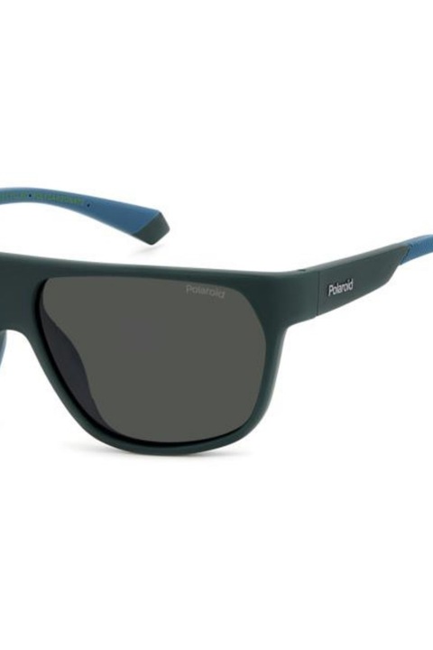 Polaroid, Слънчеви очила Shield с поляризация, Черен, Тъмносин, 61-12-140