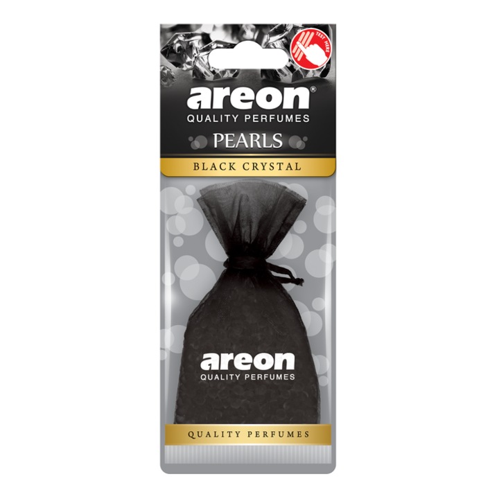 Odorizant auto, granule, Areon Pearls, Black Crystal, 19 x 7.5 x 2 cm
