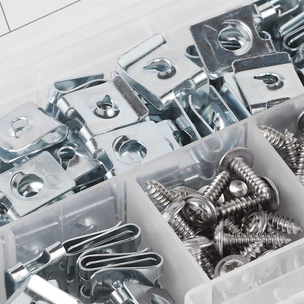 Clipsuri Checu 200PCS Set clipsuri universale U-Type Clips Auto/Cleme Auto De Fixare ...