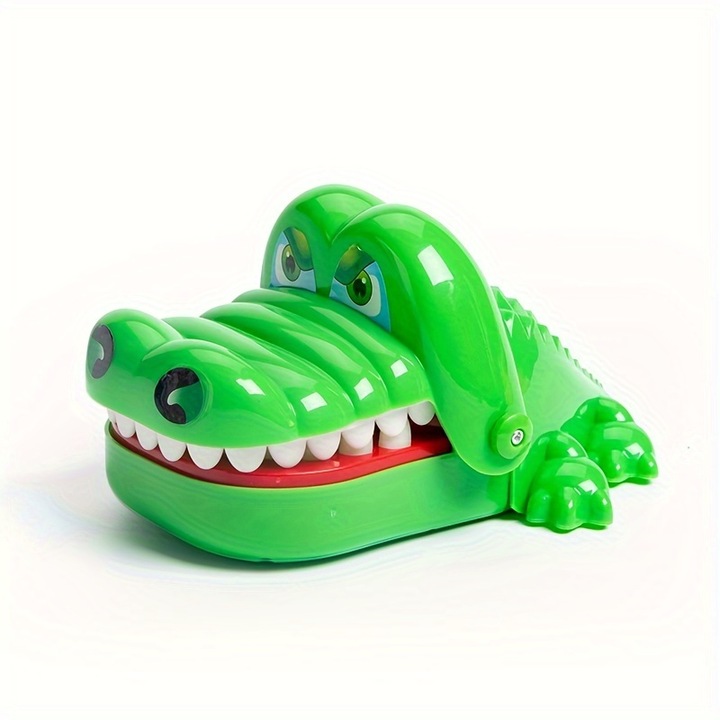 Krokodil társasjáték, interaktív, zöld
