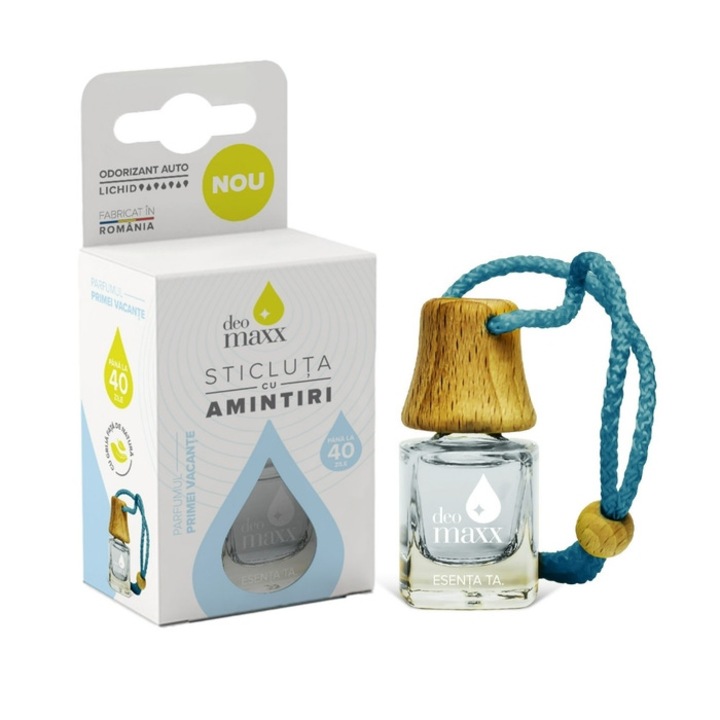 Odorizant auto, sticluta, Deo Maxx, Prima vacanta, oriental, 5 ml