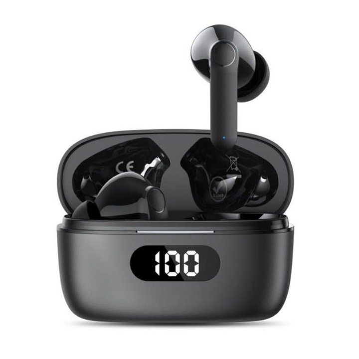 Casti Bluetooth XO-G9, In-Ear, Capacitate 380mAh, Autonomie 5 Ore, Negru