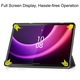 Husa compatibila cu Lenovo Tab P11 Gen 2 11.5, FoldPro, J49, Fibra Nano, Pitch Black