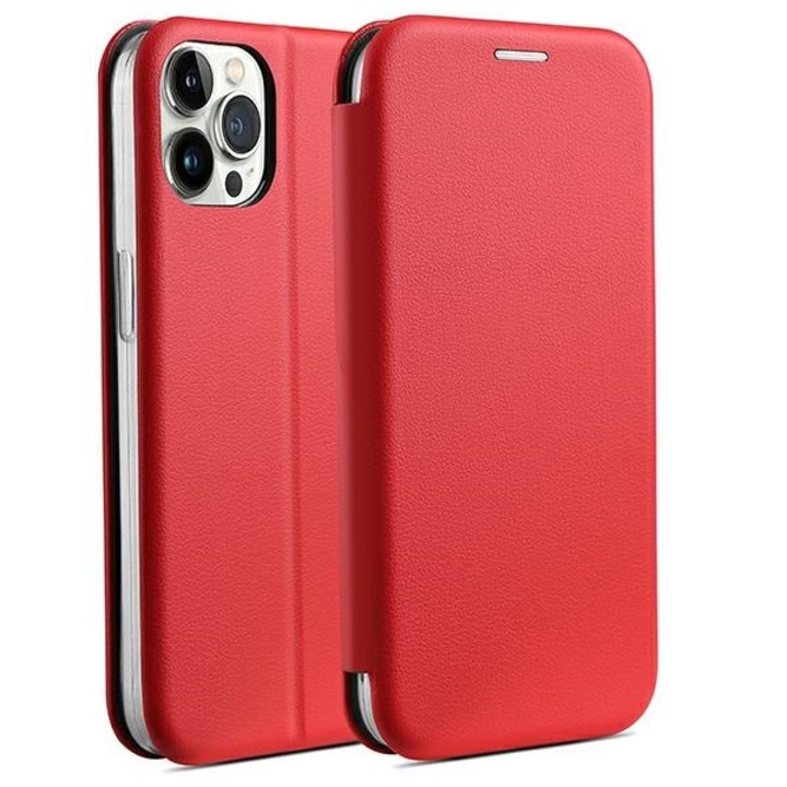 Beline Book mágneses tok iPhone 15 ProMax 6.7" készülékhez piros