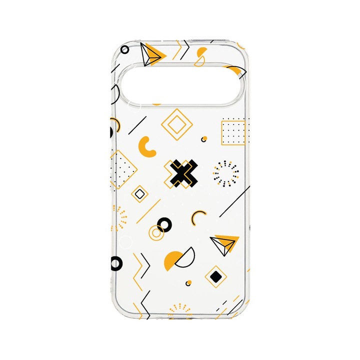 BestCase® Husa Clear Silicon 2MM, Compatibila Cu Google Pixel 9, Symbols, Antisoc, Protectie Camera, T 763