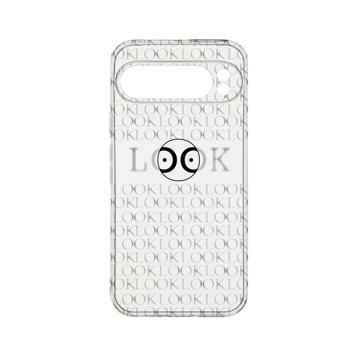BestCase® Husa Clear Silicon 2MM, Compatibila Cu Google Pixel 9 Pro XL, Look At Me, Antisoc, Protectie Camera, T 39