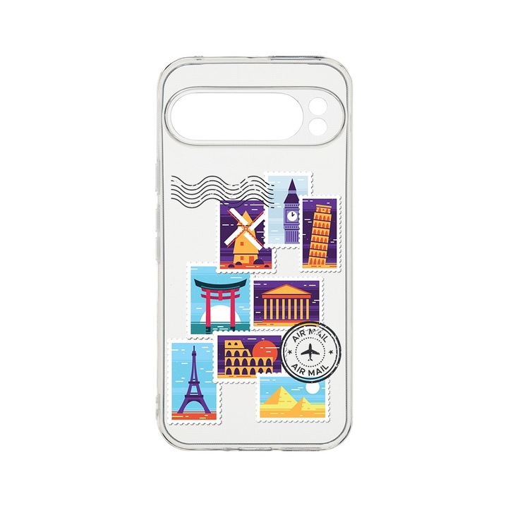 BestCase® Husa Clear Silicon 2MM, Compatibila Cu Google Pixel 9 Pro XL, Mail on the way, Antisoc, Protectie Camera, T 979