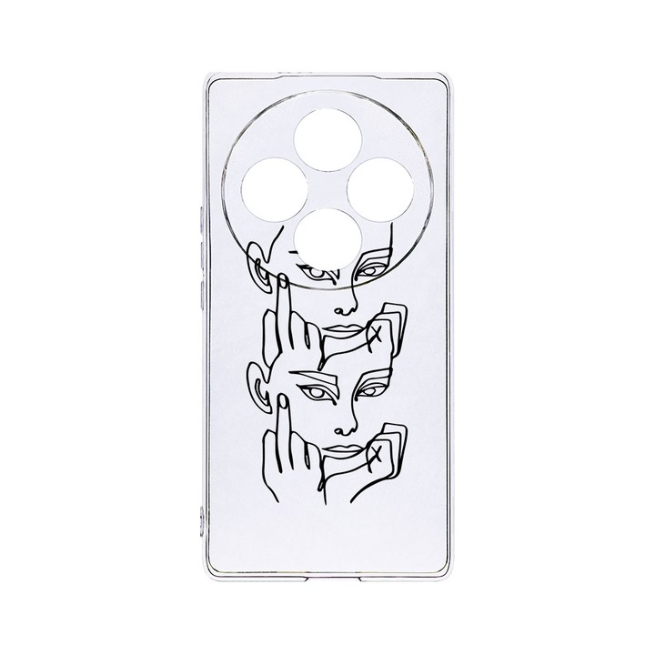 BestCase® Husa Clear Silicon 2MM, Compatibila Cu OPPO Reno12 FS / Reno12 F, FU, Antisoc, Protectie Camera, T 742