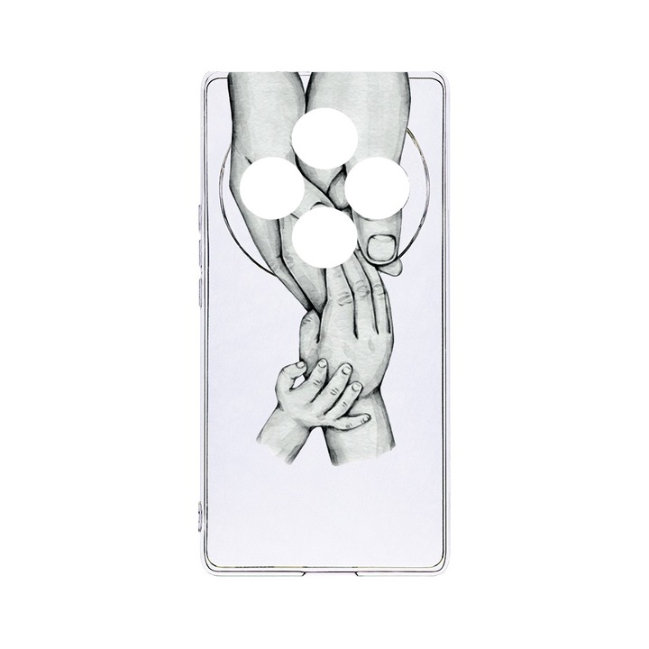 BestCase® Husa Clear Silicon 2MM, Compatibila Cu OPPO Reno12 FS / Reno12 F, Family, Antisoc, Protectie Camera, T 959