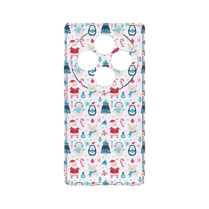 BestCase® Husa Clear Silicon 2MM, Compatibila Cu OPPO Reno12 FS / Reno12 F, Christmas Ornaments, Antisoc, Protectie Camera, T 876