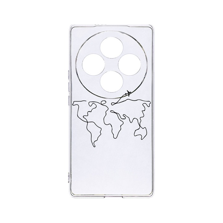 BestCase® Husa Clear Silicon 2MM, Compatibila Cu OPPO Reno12 FS / Reno12 F, Travel, Antisoc, Protectie Camera, T 733