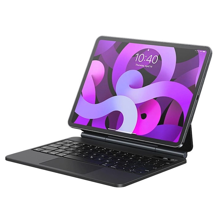 Калъф за iPad Air 4 / 5 / Pro 11, Baseus Brilliance Magnetic Keyboard Case Digital Display (ARJK010016), сив