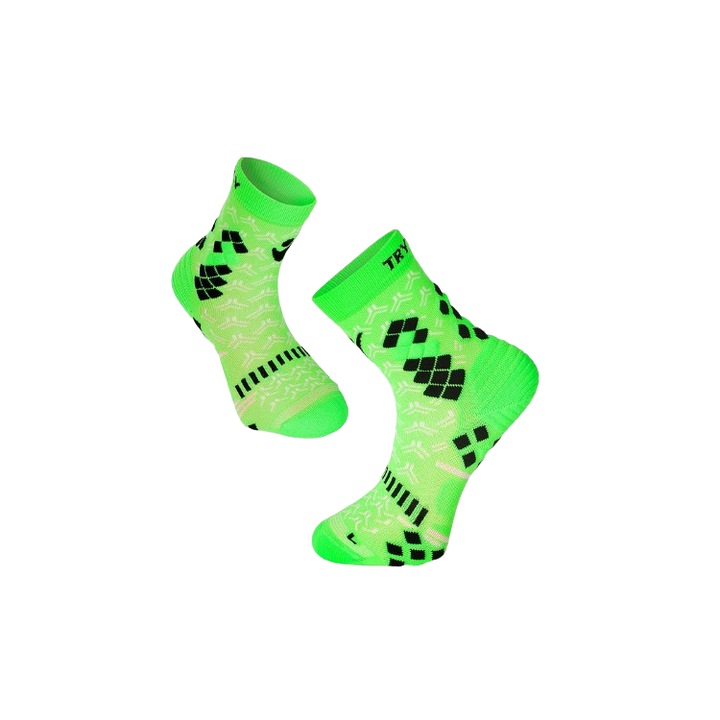 Компресионни чорапи със средна дължина за спортни дейности - 45769, Зелен