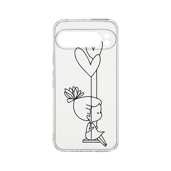 BestCase® Husa Clear Silicon 2MM, Compatibila Cu Google Pixel 9 Pro XL, My Little Girl, Antisoc, Protectie Camera, T 1050