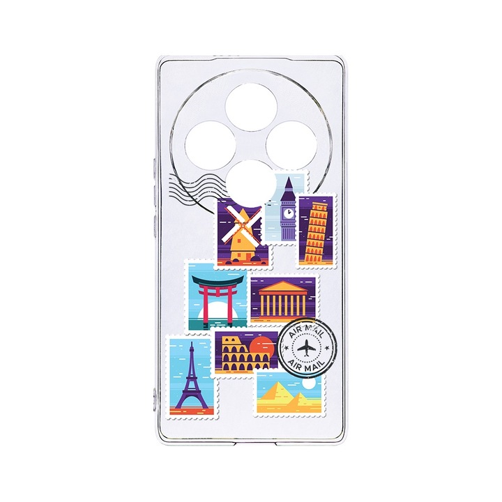 BestCase® Husa Clear Silicon 2MM, Compatibila Cu OPPO Reno12 F / Reno12 FS, Mail on the way, Antisoc, Protectie Camera, T 979