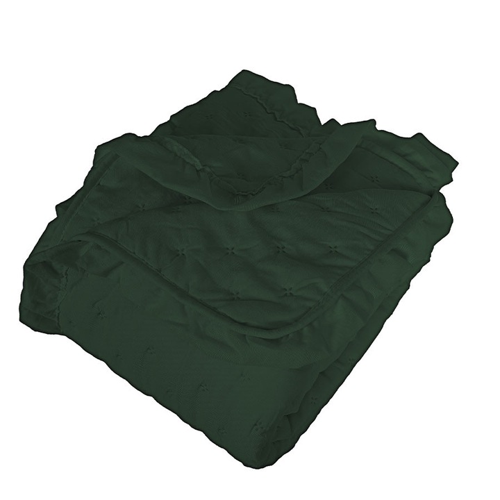 Кувертюра за легло, Markizeta, полиестер, 170 х 210 см, зелено