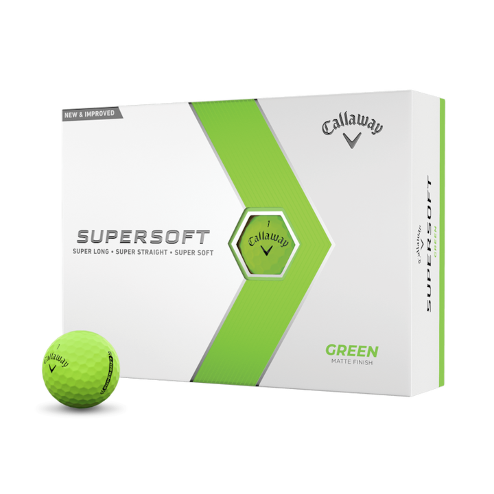 Callaway Supersoft zöld golflabda 12 db