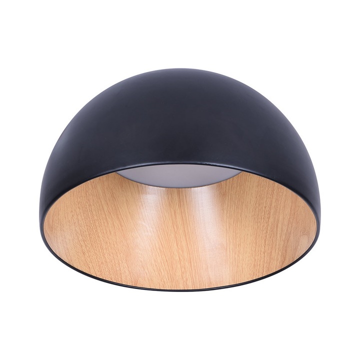 PADELLA LED mennyezeti lámpa, fekete, 35x19cm, 9W, 720 lumen