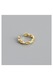 Cercel din argint 925 Iron tip ear cuff auriu, diametru 1.2 cm