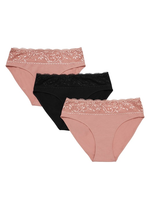 Set 3 perechi Esotiq, Bumbac/Elastan, Multicolor