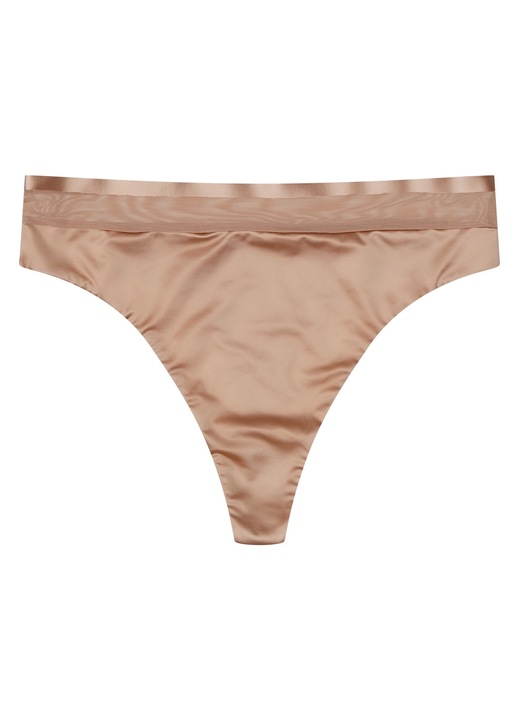 Chiloti tanga Nubia Esotiq, Bumbac, Crem