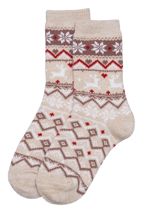 Sosete dama bej Wlum Esotiq ONE