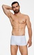 Boxeri barbati Burito, Henderson, Bumbac/Elastan, Alb, 2XL INTL