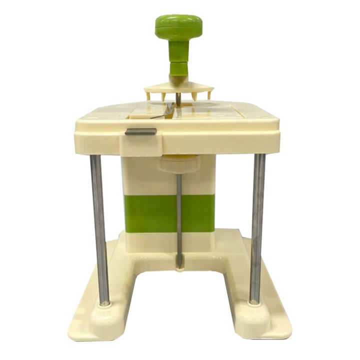 Masina manuala de tocat varza, din plastic alb, cutite metalice, robust si usor de utilizat