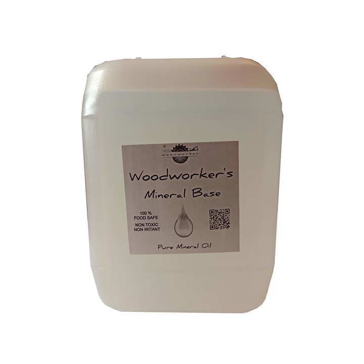 Ulei impregnant mobilier lemn masiv, Woodworker'S Mineral Base, 5 l, non toxic, food safe, woodworker