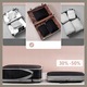 Set 3 huse organizare bagaj calatorie, Marvit, sistem compresie/extensie cu fermoar, Negru