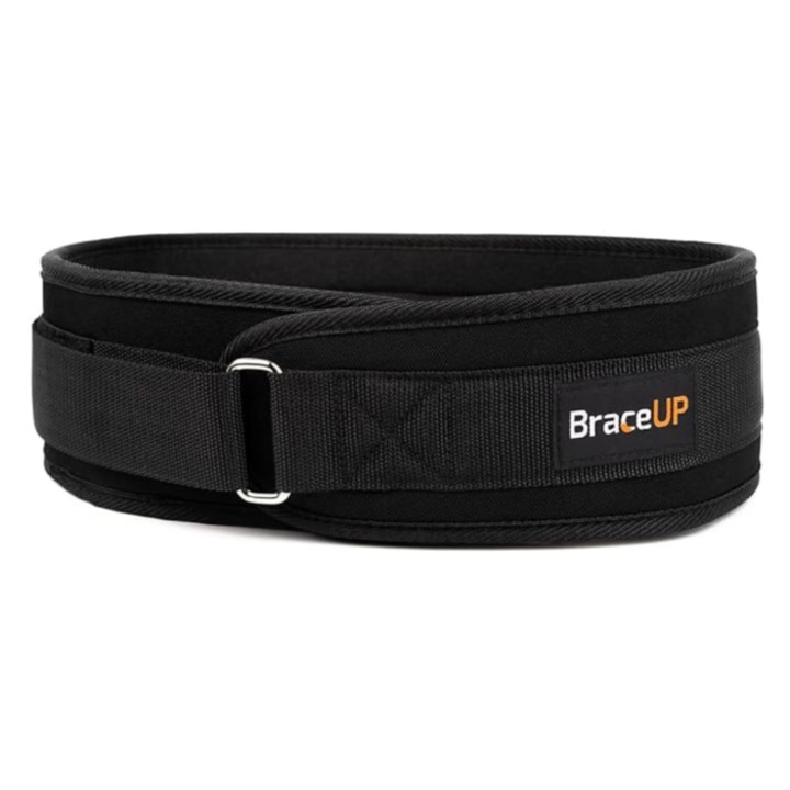 BraceUP súlyemelő öv, M-es méret, 78-92 cm, fekete