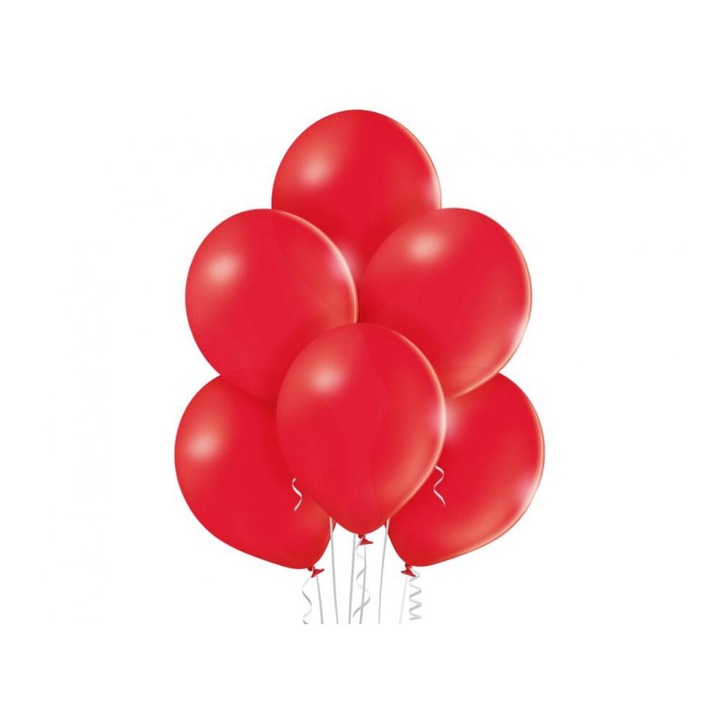 Комплект 100 пастелно червени балона 30 см B105