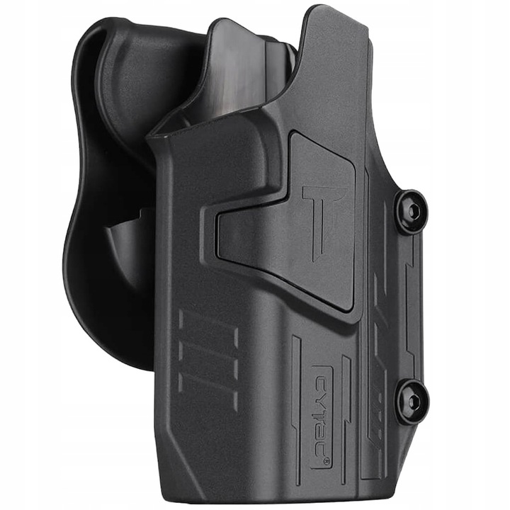 Toc pentru pistol Cytac Mega-Fit Light, negru, polimer, rotire 360°