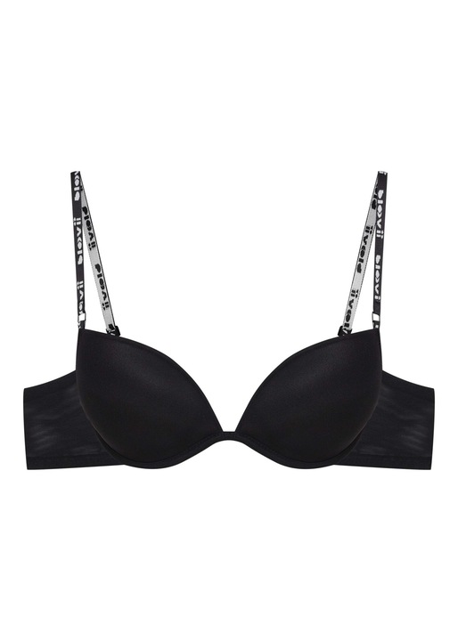 Sutien push-up, Bloovii, Elastan, Negru