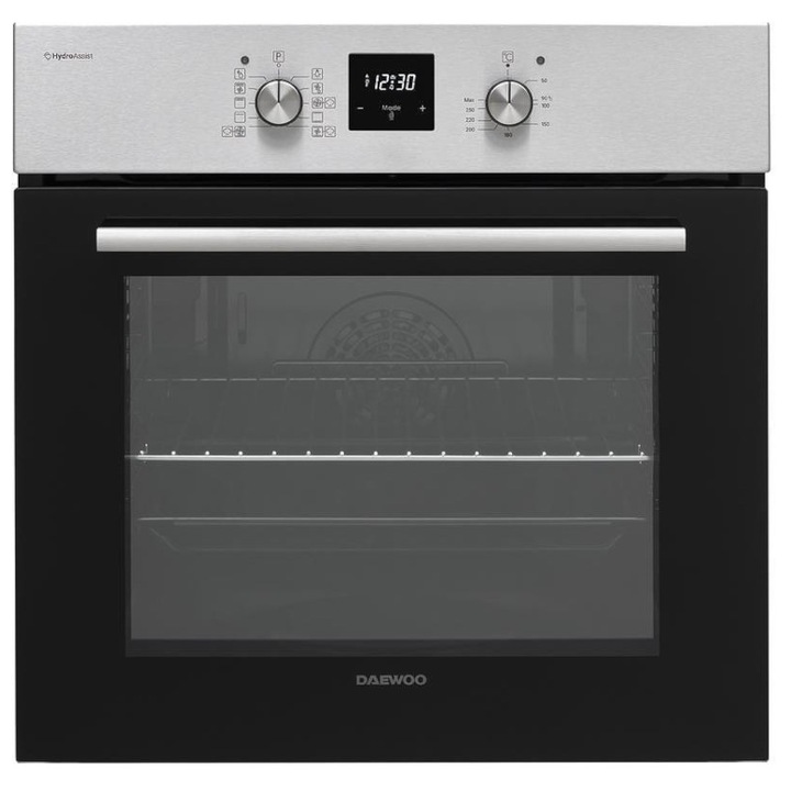 Beépíthető sütő, Gőzzel segített főzés, O6HD51H1BG, Többfunkciós, Hidrolitikus öntisztító, Kijelző érintős vezérlés, 69 literes rozsdamentes DAEWOO
