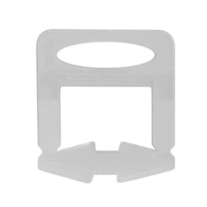 Set 100 clipsuri de nivelare gresie 3mm pentru pene cu latimea de 22 mm, Dactylion®